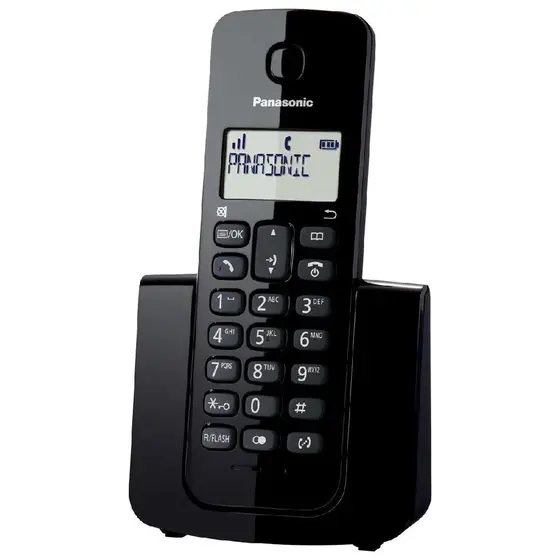 Telefone Panasonic Sem Fio com ID Chamadas Preto