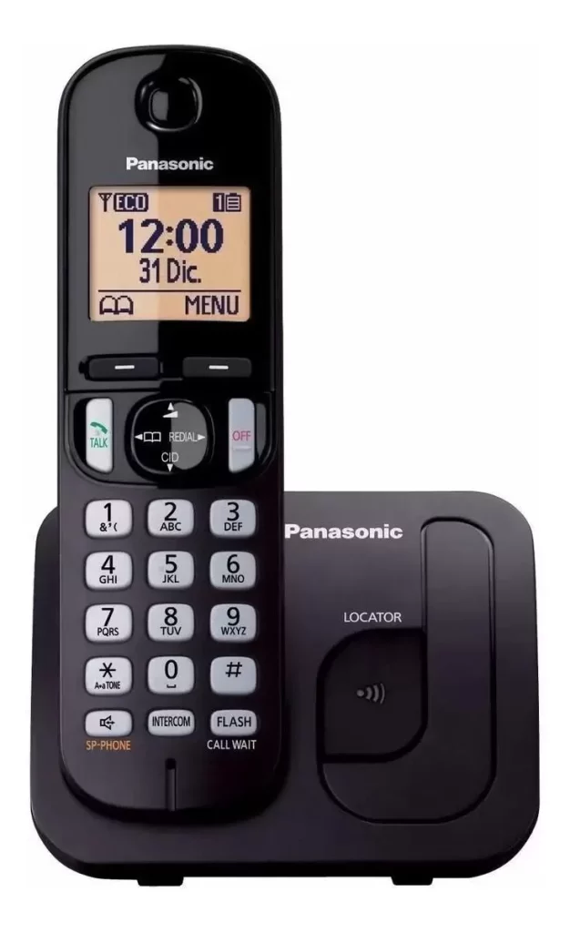 Telefone sem Fio Panasonic com Secretária Eletrônica